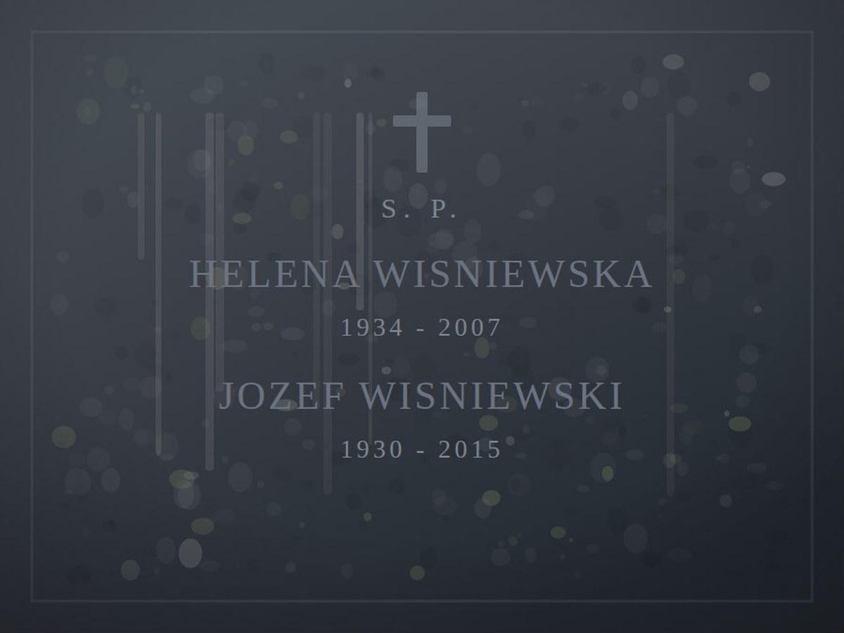 Napis nagrobkowy przed renowacją — Tablica dwuosobowa — granit, Cmentarz przy ul. Janowskiej, Siedlce